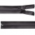 Молния водонепроницаемая PVC Т-7, 60 см, разъемная, цвет (301) т.серый - купить в Стерлитамаке. Цена: 49.39 руб.