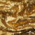 Трикотажное полотно, Сетка с пайетками,188 гр/м2, шир.140 см, цв.-тем.золото (#51) - купить в Стерлитамаке. Цена 505.15 руб.