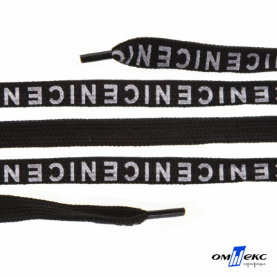 Шнурки #107-06, плоские 130 см, "СENICE" , цв.чёрный - купить в Стерлитамаке. Цена: 23.03 руб.