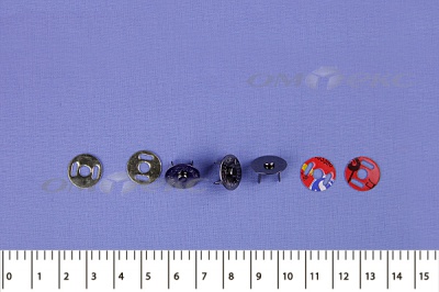 Кнопки магнитные МКМ-02, диам. 18 мм, чёрный никель - купить в Стерлитамаке. Цена: 14.49 руб.