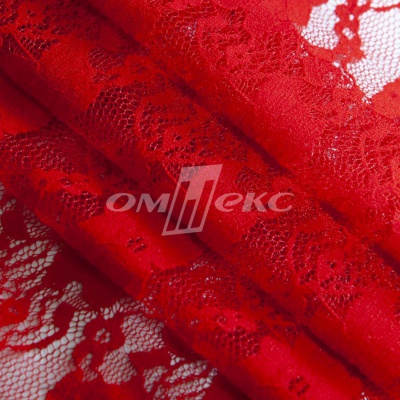 Кружевное полотно стрейч 15A61/RED, 100 гр/м2, шир.150см - купить в Стерлитамаке. Цена 1 580.95 руб.