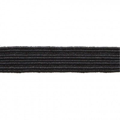 Резинка продежка С-52, шир. 7 мм (в нам. 100 м), чёрная  - купить в Стерлитамаке. Цена: 637.57 руб.