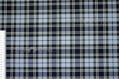 Ткань костюмная клетка Т7274 2004, 220 гр/м2, шир.150см, цвет т.синий/гол/бел - купить в Стерлитамаке. Цена 