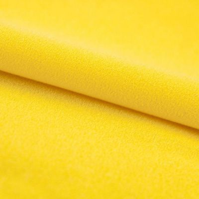 Креп стрейч Амузен 12-0752, 85 гр/м2, шир.150см, цвет жёлтый - купить в Стерлитамаке. Цена 194.07 руб.
