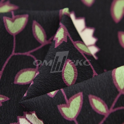 Плательная ткань "Фламенко" 10.1, 80 гр/м2, шир.150 см, принт растительный - купить в Стерлитамаке. Цена 241.49 руб.