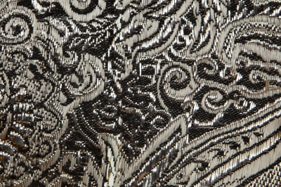 Ткань костюмная жаккард №11, 140 гр/м2, шир.150см, цвет тем.серебро - купить в Стерлитамаке. Цена 383.29 руб.