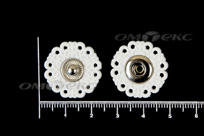 Кнопки пришивные №6 S20мм пластиковые белые - купить в Стерлитамаке. Цена: 9.88 руб.