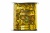 Пайетки "ОмТекс" на нитях, SILVER SHINING, 6 мм F / упак.91+/-1м, цв. 48 - золото - купить в Стерлитамаке. Цена: 356.19 руб.