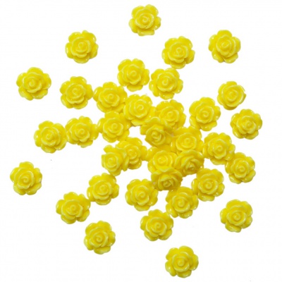 Декоративные элементы для творчества из пластика/розы в ассортименте - купить в Стерлитамаке. Цена: 0.58 руб.