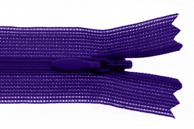 Молния потайная Т3 866, 20 см, капрон, цвет фиолетовый - купить в Стерлитамаке. Цена: 5.33 руб.