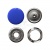 Кнопка рубашечная (закрытая) 9,5мм - эмаль, цв.168 - голубой - купить в Стерлитамаке. Цена: 4.77 руб.