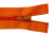 Спиральная молния Т5 849, 75 см, автомат, цвет оранжевый - купить в Стерлитамаке. Цена: 16.28 руб.