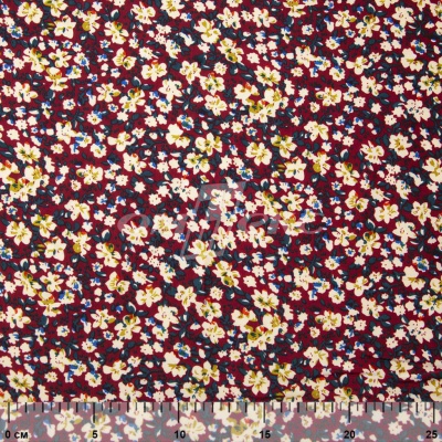 Плательная ткань "Софи" 5.1, 75 гр/м2, шир.150 см, принт растительный - купить в Стерлитамаке. Цена 243.96 руб.