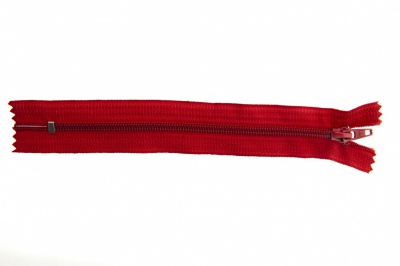 Спиральная молния Т5 820, 18 см, автомат, цвет красный - купить в Стерлитамаке. Цена: 8.41 руб.