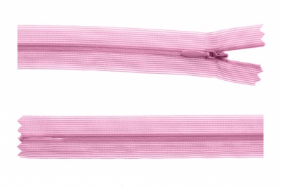 Молния потайная Т3 513, 60 см, капрон, цвет св.розовый - купить в Стерлитамаке. Цена: 10.24 руб.