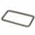 Рамка металлическая прямоугольная, 40 х 15 мм- тём.никель - купить в Стерлитамаке. Цена: 4.60 руб.
