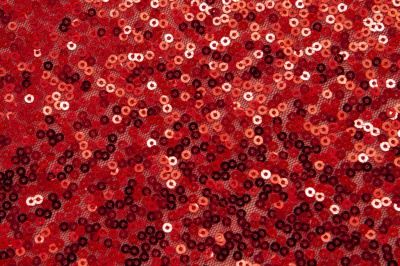 Сетка с пайетками №18, 188 гр/м2, шир.130см, цвет красный - купить в Стерлитамаке. Цена 371 руб.