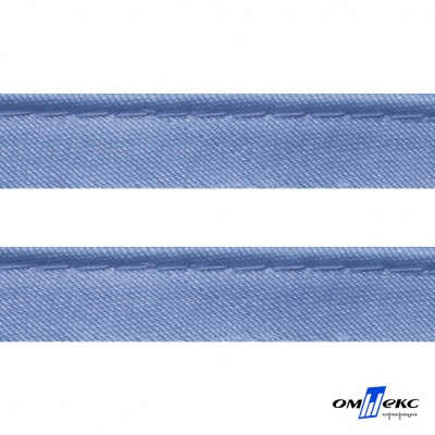 Кант атласный 126, шир. 12 мм (в упак. 65,8 м), цвет голубой - купить в Стерлитамаке. Цена: 237.16 руб.