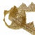 Тесьма металлизированная 0384-0240, шир. 40 мм/уп. 25+/-1 м, цвет золото - купить в Стерлитамаке. Цена: 490.74 руб.