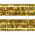 Тесьма с пайетками D16, шир. 20 мм/уп. 25+/-1 м, цвет золото - купить в Стерлитамаке. Цена: 778.19 руб.