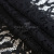 Кружевное полотно #2307, 145 гр/м2, шир.150см, цвет чёрный - купить в Стерлитамаке. Цена 449.07 руб.