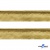 Кант атласный 136, шир. 12 мм (в упак. 65,8 м), цвет золото - купить в Стерлитамаке. Цена: 437.50 руб.