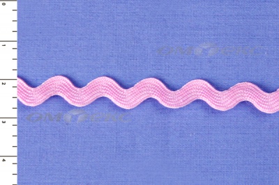 Тесьма плетеная "Вьюнчик"/бл.розовый - купить в Стерлитамаке. Цена: 37.25 руб.