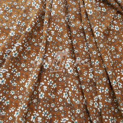 Плательная ткань "Фламенко" 11.1, 80 гр/м2, шир.150 см, принт растительный - купить в Стерлитамаке. Цена 239.03 руб.