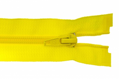 Спиральная молния Т5 131, 70 см, автомат, цвет жёлтый - купить в Стерлитамаке. Цена: 16.21 руб.