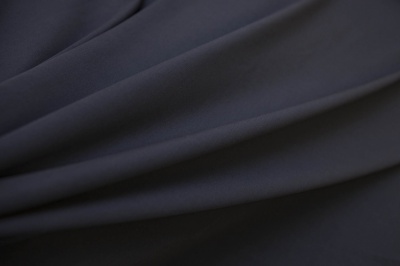 Костюмная ткань с вискозой "Флоренция" 19-4024, 195 гр/м2, шир.150см, цвет т.синий - купить в Стерлитамаке. Цена 491.97 руб.