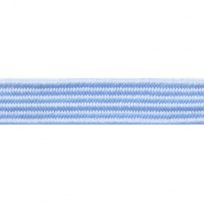 Резиновые нити с текстильным покрытием, шир. 6 мм ( упак.30 м/уп), цв.- 108-голубой - купить в Стерлитамаке. Цена: 155.22 руб.