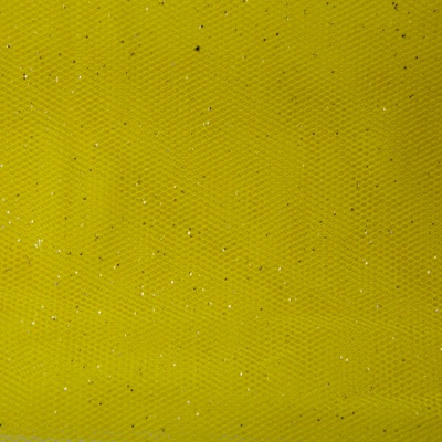 Сетка Глиттер, 24 г/м2, шир.145 см., желтый - купить в Стерлитамаке. Цена 117.24 руб.